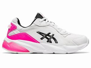 Baskets Asics GEL-MIQRUM Femme Noir Blanche | FPJ-059834