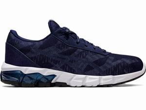 Baskets Asics GEL-QUANTUM 90 2 F Femme Bleu Marine Blanche | FDN-127689