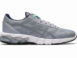 Baskets Asics GEL-QUANTUM 90 2 F Femme Grise Bleu Marine | OJL-137204