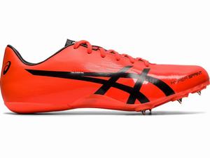 Chaussures Piste Asics Hyper Sprint 7 Homme Orange Noir Rouge | CPD-619047