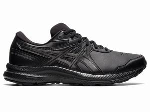 Chaussures Running Asics GEL-CONTEND WALKER Homme Noir | DUM-309762