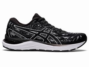 Chaussures Running Asics GEL-CUMULUS 23 Femme Noir Blanche | MYE-348052