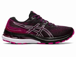 Chaussures Running Asics GEL-KAYANO 28 Femme Noir Rose | FXO-024156