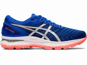 Chaussures Running Asics GEL-NIMBUS 22 Homme Bleu Argent | TUP-681952