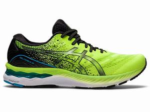 Chaussures Running Asics GEL-NIMBUS 23 Homme Noir Vert | ABS-318294