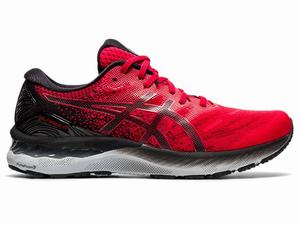 Chaussures Running Asics GEL-NIMBUS 23 Homme Noir Rouge | EIA-452130