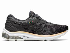 Chaussures Running Asics GEL-PULSE 12 Femme Noir Grise | NPE-572983