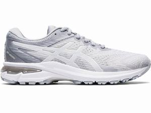 Chaussures Running Asics GT-2000 8 Femme Blanche Grise | SUX-381769