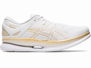 Chaussures Running Asics METARIDE Homme Blanche Doré | GDH-867394