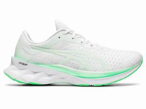 Chaussures Running Asics NOVABLAST Femme Blanche Menthe | AGS-954160