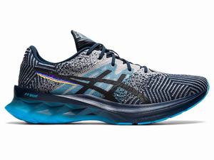 Chaussures Running Asics NOVABLAST Homme Noir Bleu | AJD-145026