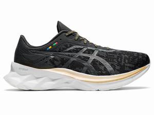 Chaussures Running Asics NOVABLAST Homme Noir Grise | CVZ-139687