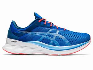 Chaussures Running Asics NOVABLAST Homme Noir Bleu | QUW-760542