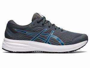 Chaussures Running Asics PATRIOT 12 Homme Grise Foncé Turquoise | HSW-830247