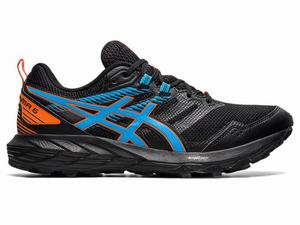 Chaussures Trail Asics GEL-SONOMA 6 Homme Noir Turquoise Clair | SUN-085174