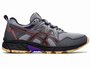 Chaussures Trail Asics GEL-VENTURE 8 (D) Femme Rouge Grise Rouge Foncé | IMX-512608