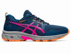 Chaussures Trail Asics GEL-VENTURE 8 Femme Bleu Rose | GER-405719