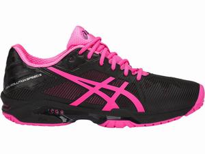 Chaussures de Tennis Asics GEL-Solution Speed 3 Femme Noir Rose Argent | NMI-390542