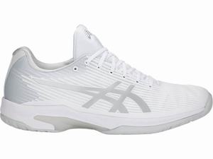 Chaussures de Tennis Asics SOLUTION SPEED FF Homme Blanche Argent | PXB-821530