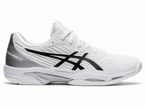 Chaussures de Tennis Asics SOLUTION SPEED FF Homme Noir Blanche | XVA-348710