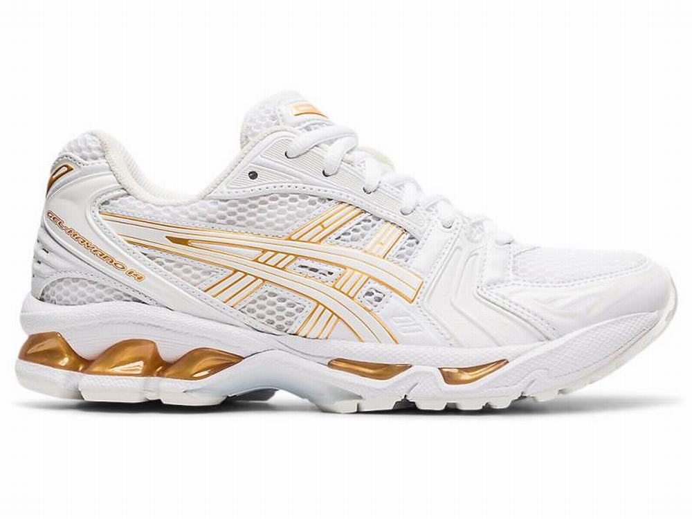 Baskets Asics GEL-KAYANO 14 Femme Blanche | GLF-369170