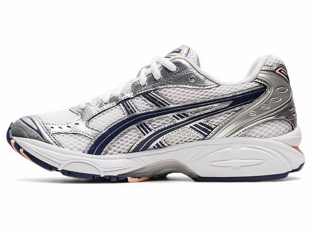 Baskets Asics GEL-KAYANO 14 Femme Blanche Bleu | YCD-806312