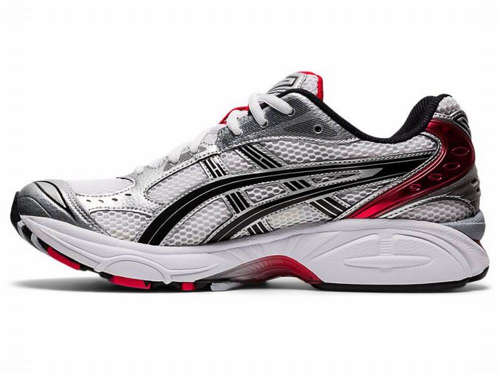 Baskets Asics GEL-KAYANO 14 Homme Blanche Rouge | FCJ-025394