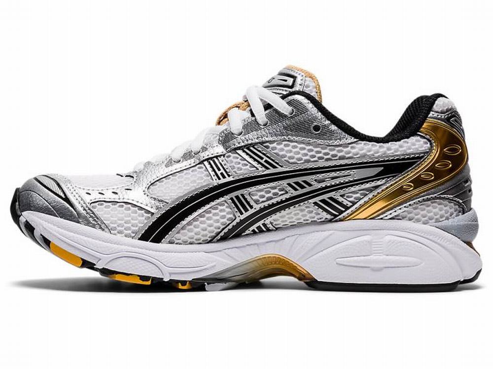 Baskets Asics GEL-KAYANO 14 Homme Blanche Doré | HCK-759816