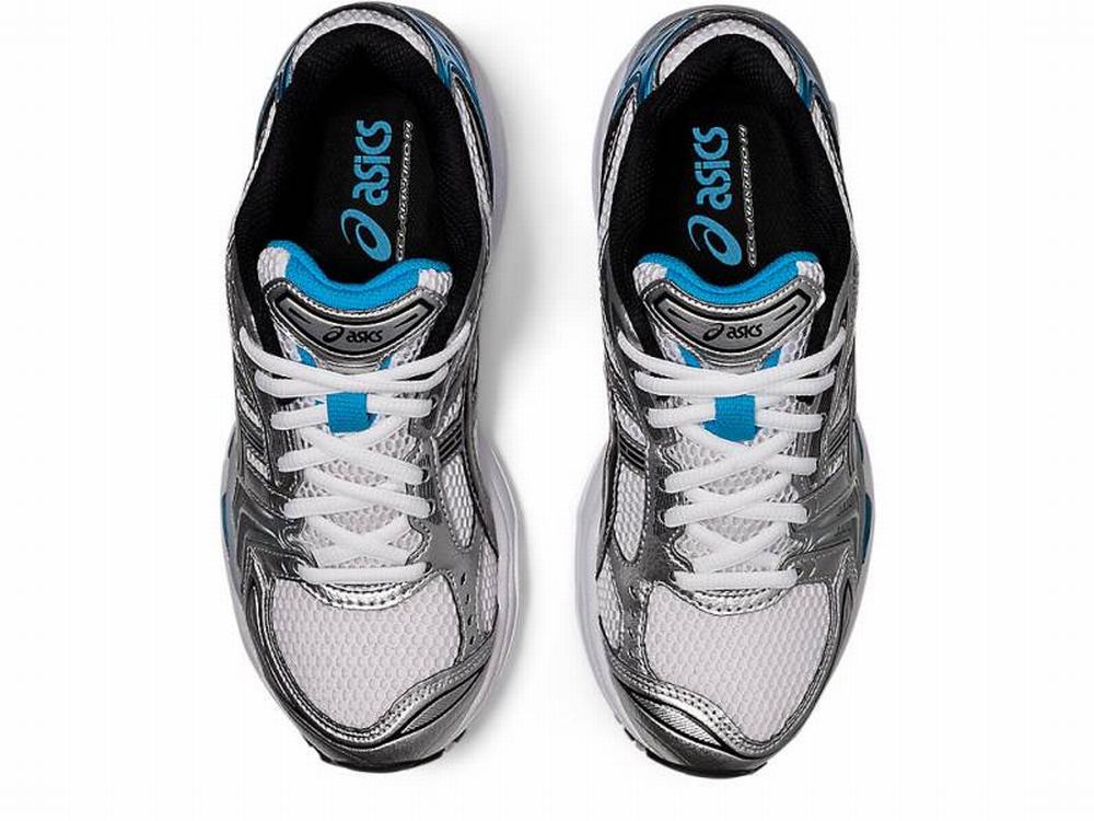 Baskets Asics GEL-KAYANO 14 Homme Blanche Bleu | IGF-801257