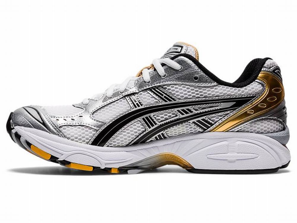 Baskets Asics GEL-KAYANO 14 Homme Blanche Doré | RDG-934781