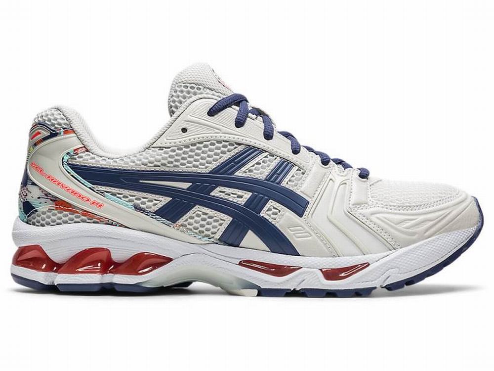 Baskets Asics GEL-KAYANO 14 Homme Grise Bleu | MPN-462815