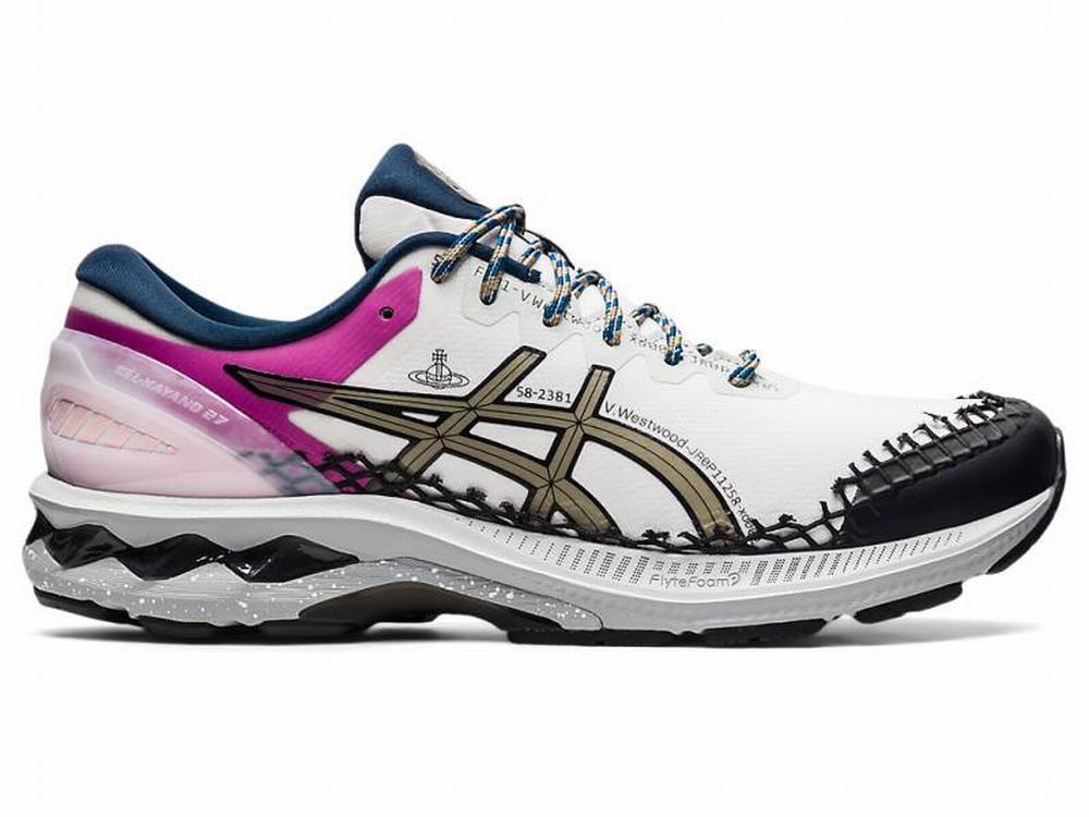 Baskets Asics GEL-KAYANO 27 DE Homme Blanche | ZTQ-901253