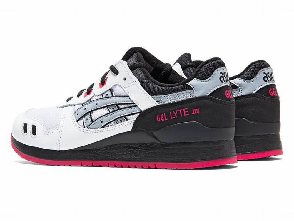 Baskets Asics GEL-LYTE III Homme Blanche Grise | IFS-638029