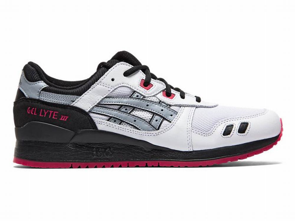 Baskets Asics GEL-LYTE III Homme Blanche Grise | IFS-638029