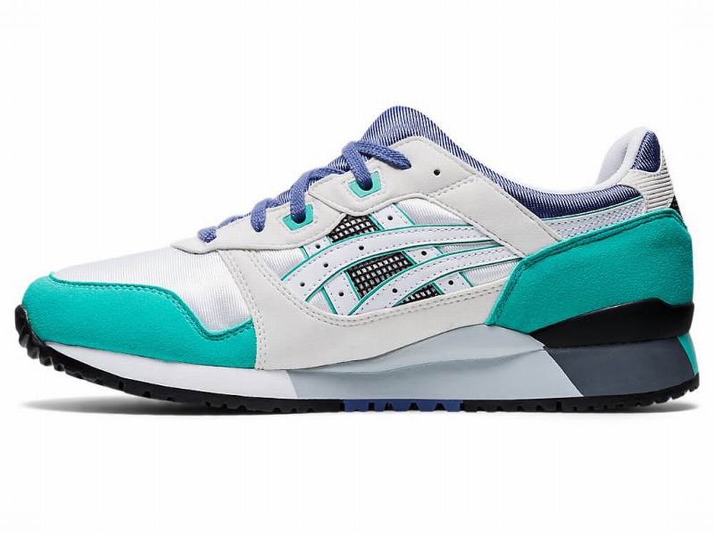 Baskets Asics GEL-LYTE III Homme Blanche Bleu | OPR-583920