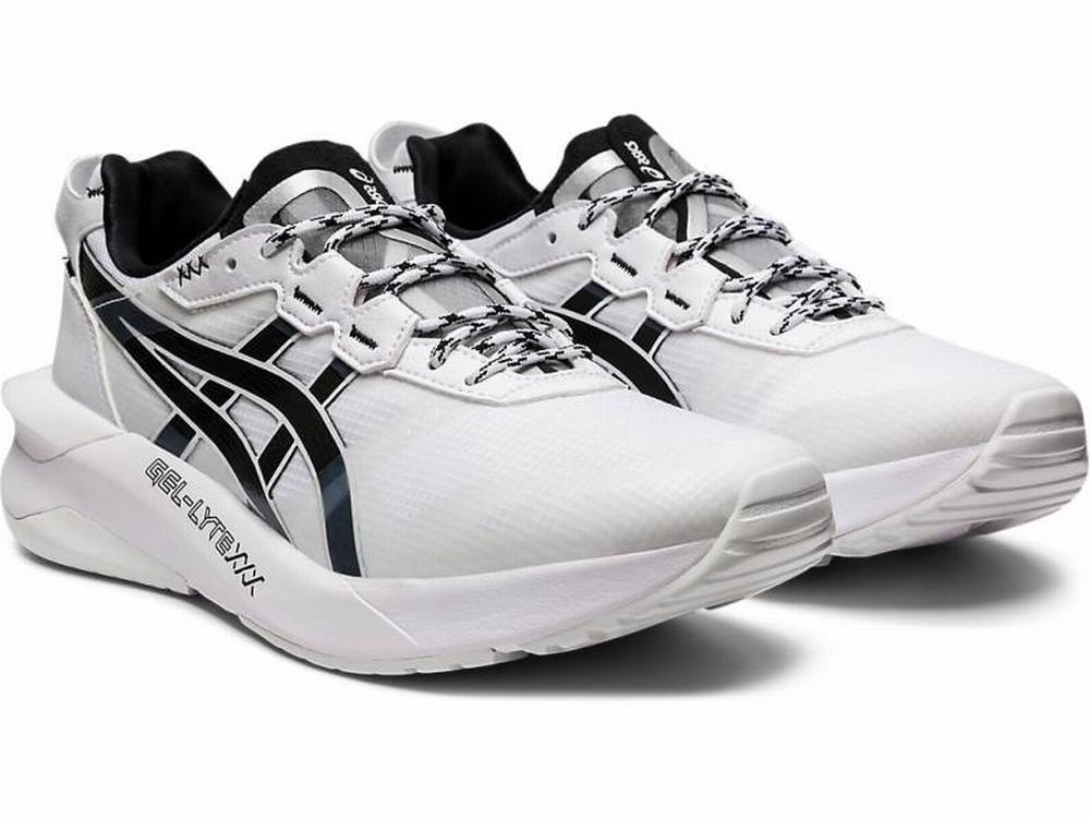 Baskets Asics GEL-LYTE XXX Femme Noir Blanche | YUE-253469