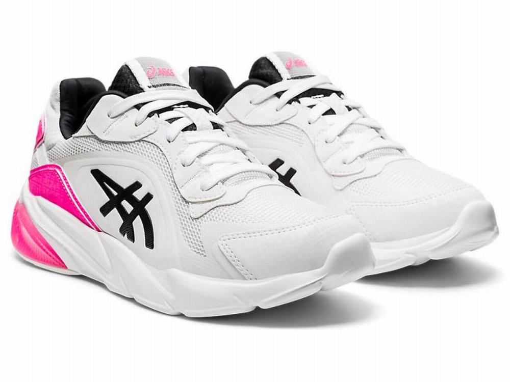 Baskets Asics GEL-MIQRUM Femme Noir Blanche | FPJ-059834