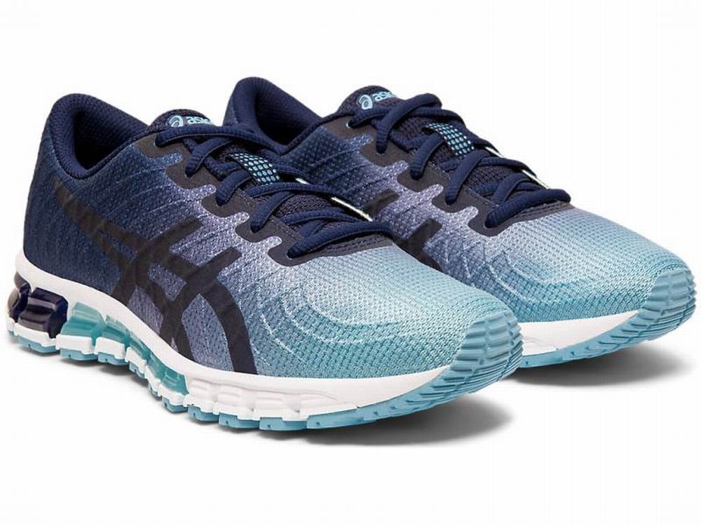 Baskets Asics GEL-QUANTUM 180 4 Femme Bleu Bleu Marine | XDR-589013