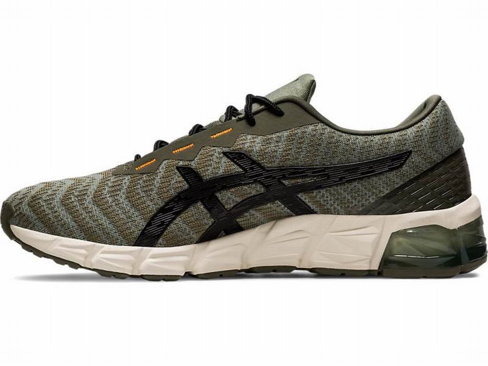 Baskets Asics GEL-QUANTUM 180 5 Homme Noir Vert | MQK-740831