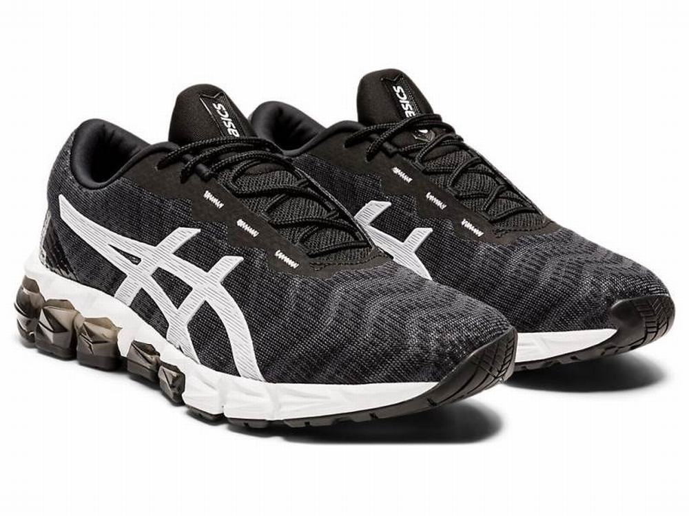 Baskets Asics GEL-QUANTUM 180 5 Homme Noir Blanche | TEV-910435