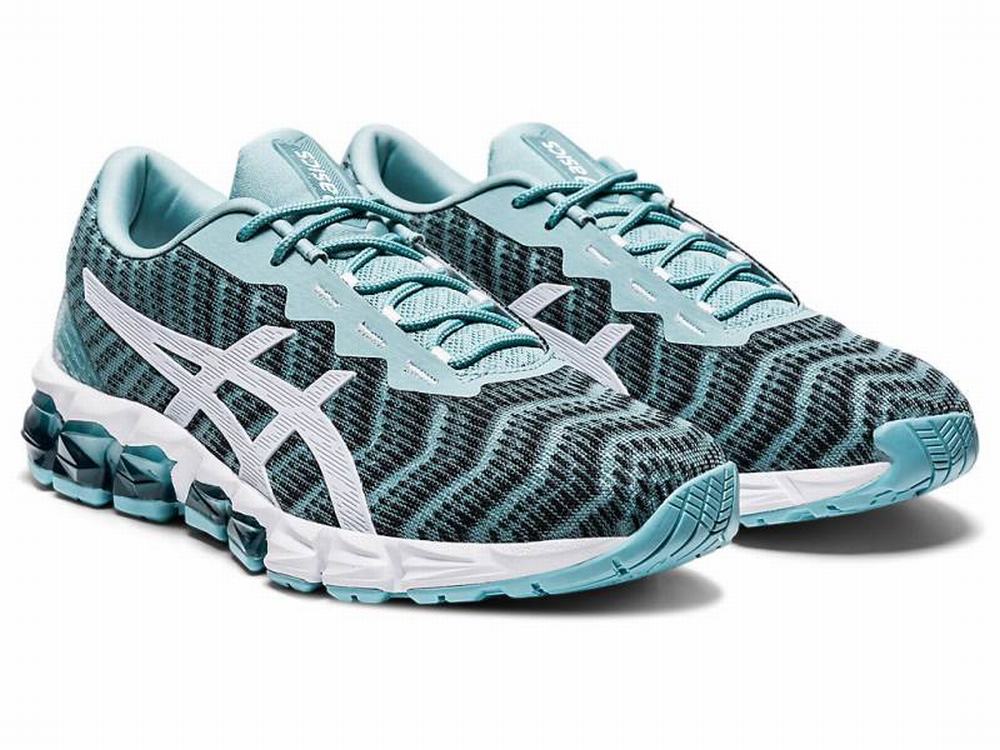 Baskets Asics GEL-QUANTUM 180 5 Homme Vert Grise Clair | TCB-086547