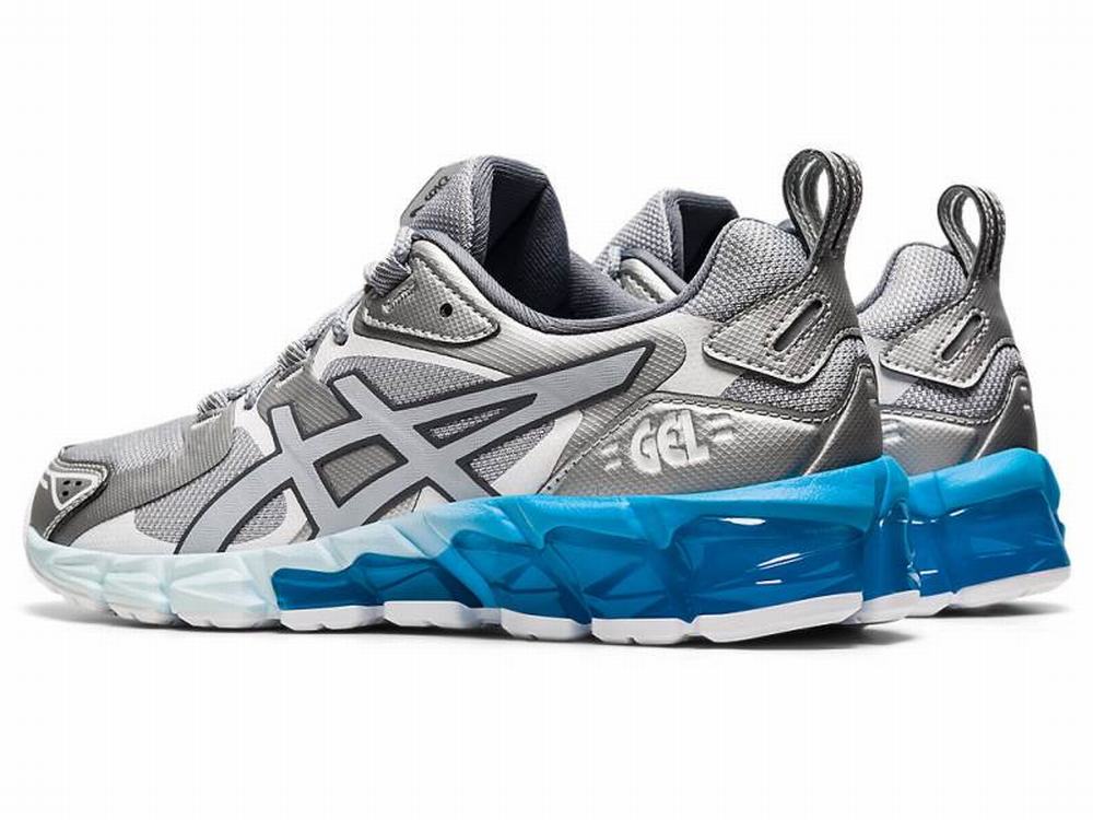 Baskets Asics GEL-QUANTUM 180 Femme Grise Bleu | HBN-907413