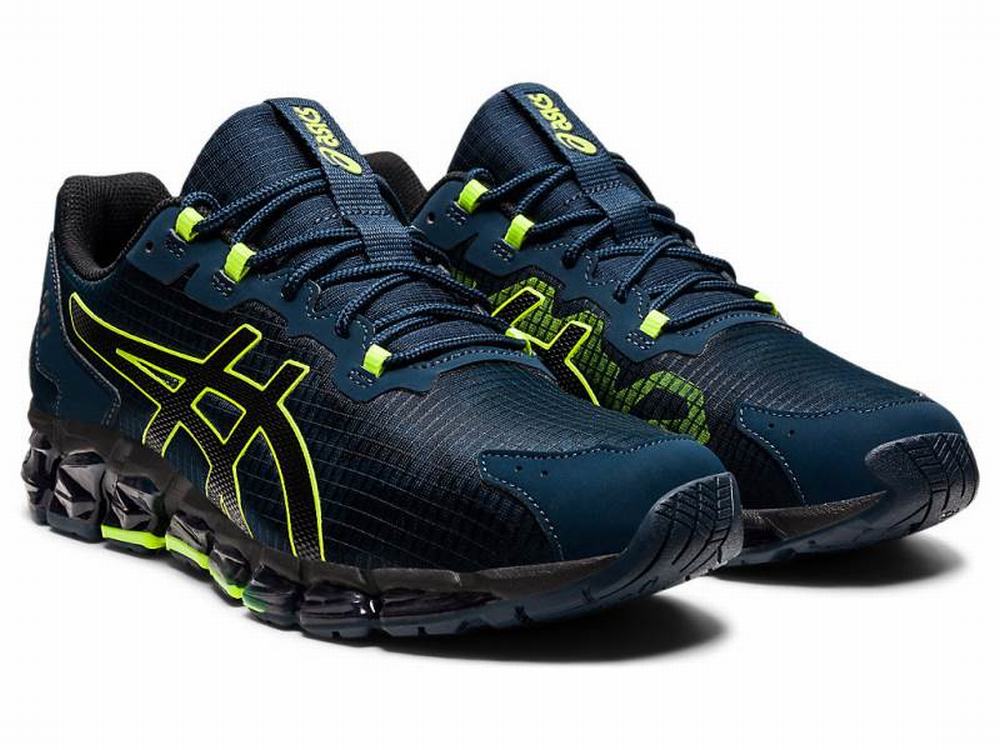 Baskets Asics GEL-QUANTUM 360 6 Homme Noir Bleu | FBJ-067852