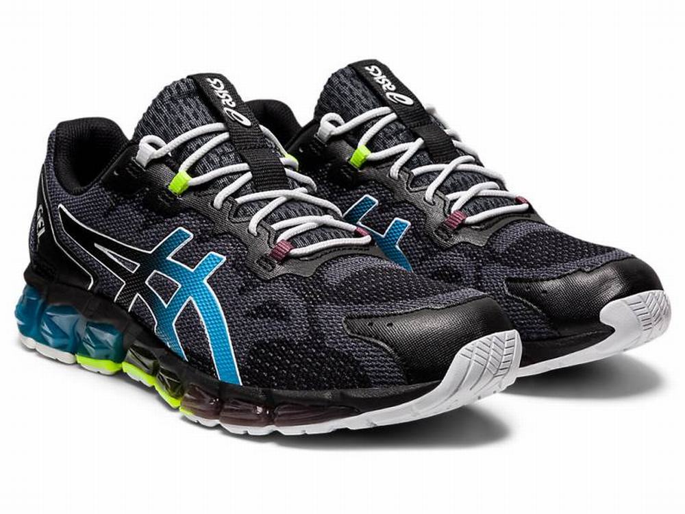 Baskets Asics GEL-QUANTUM 360 6 Homme Noir Bleu | UEK-879201