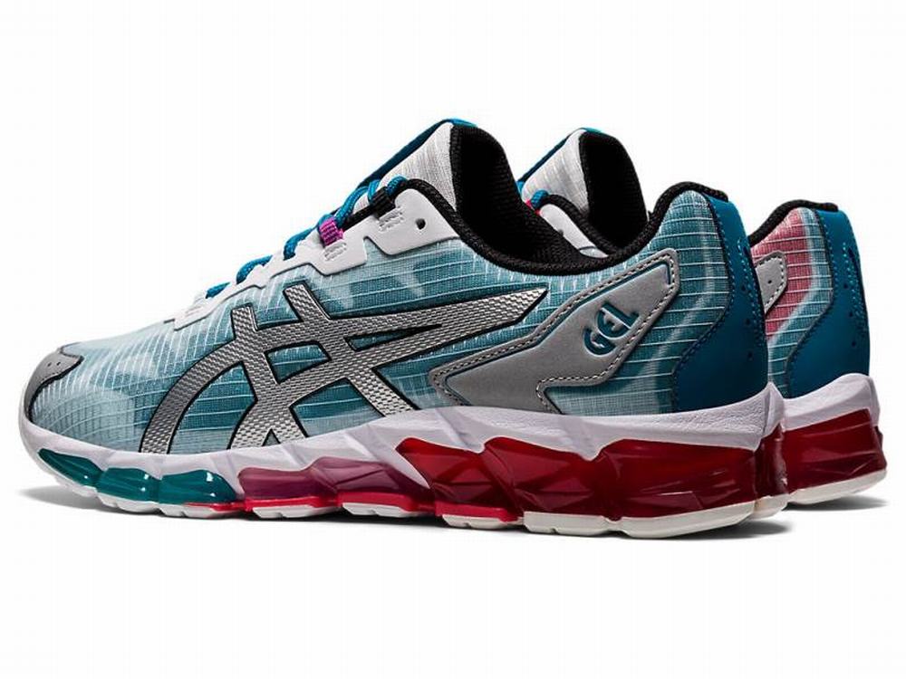 Baskets Asics GEL-QUANTUM 360 6 Homme Rouge Grise Bleu | DVQ-810462