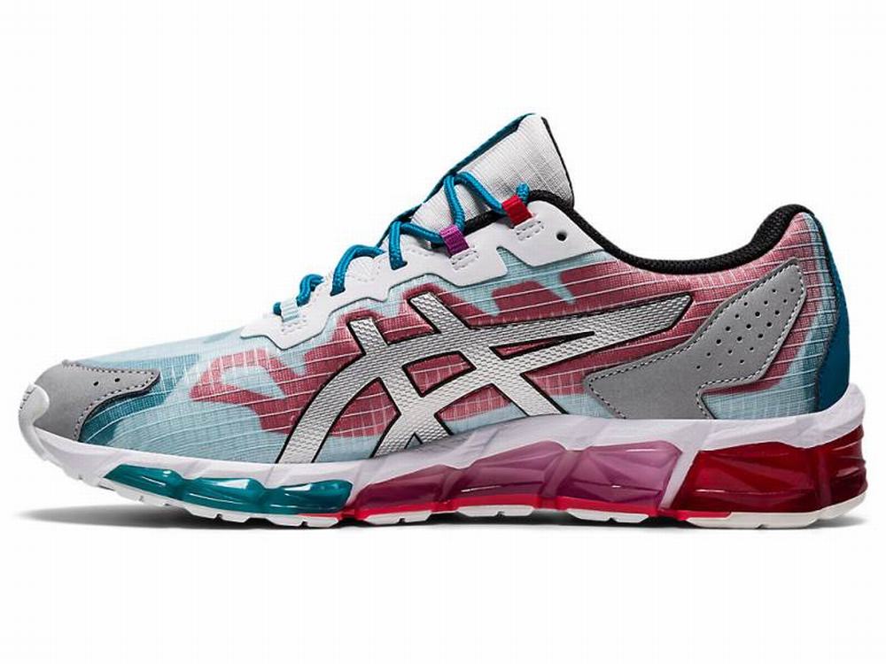 Baskets Asics GEL-QUANTUM 360 6 Homme Rouge Grise Bleu | DVQ-810462