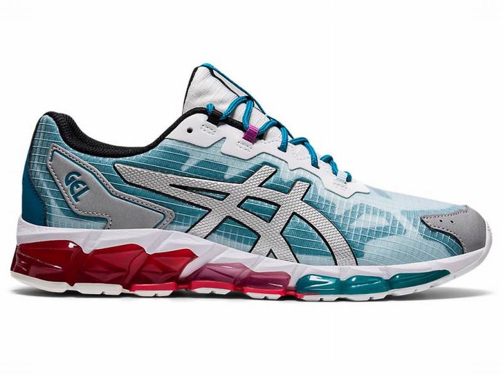 Baskets Asics GEL-QUANTUM 360 6 Homme Rouge Grise Bleu | DVQ-810462