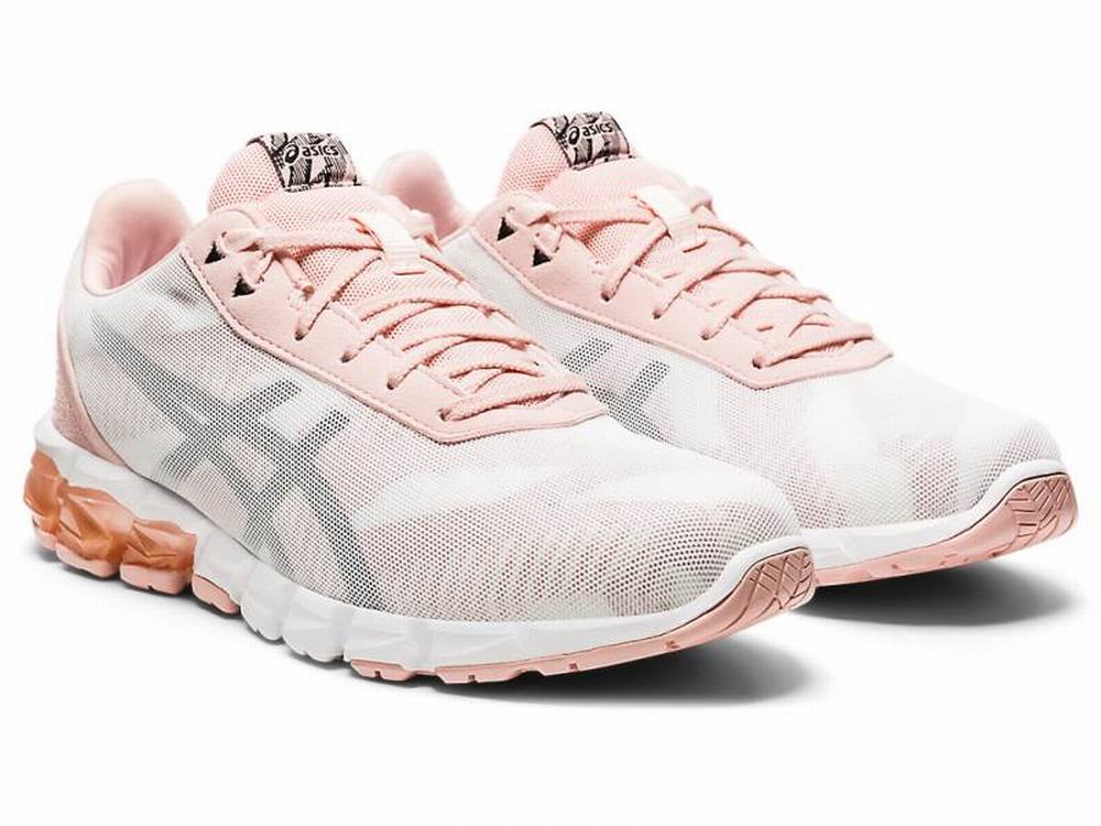 Baskets Asics GEL-QUANTUM 90 2 F Femme Blanche Rose Doré | MKP-156924