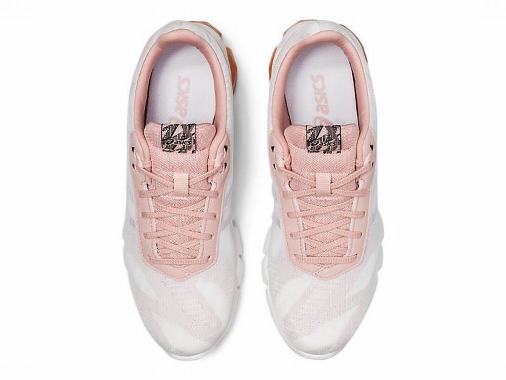 Baskets Asics GEL-QUANTUM 90 2 F Femme Blanche Rose Doré | MKP-156924