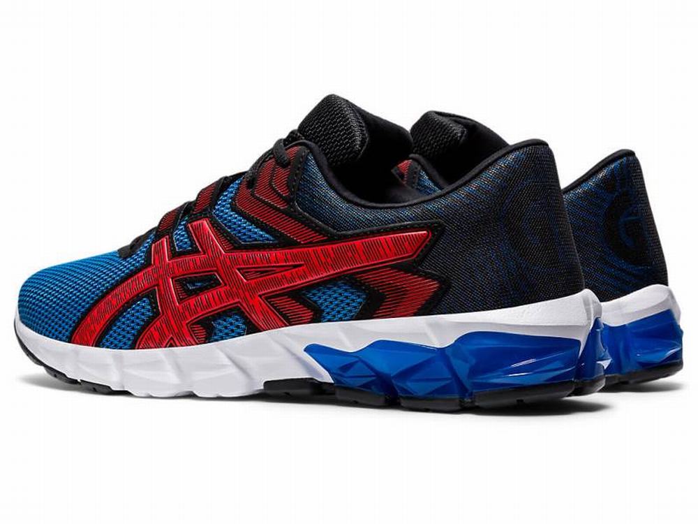 Baskets Asics GEL-QUANTUM 90 2 Homme Bleu Rouge | LXQ-659148